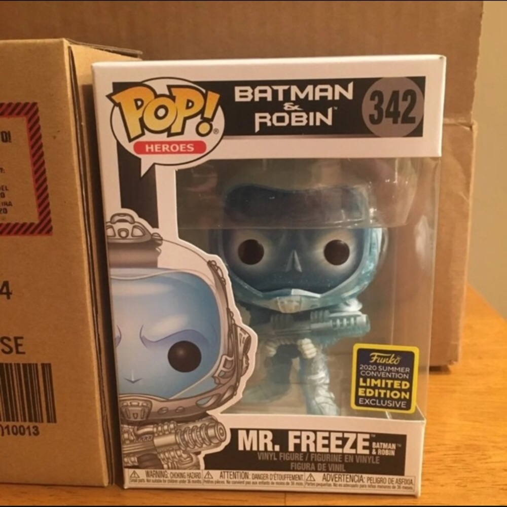 Limited Edition Mr. Freeze Glitter Funko POP from 2020 SDCC